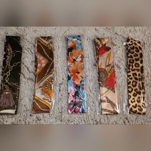 Set of 5 Patterned Scarves